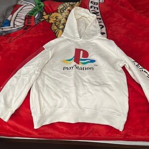 White PlayStation Hoodie